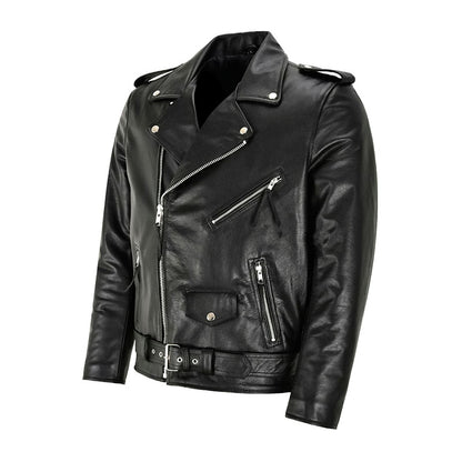 Classic Windproof PU Motorcycle Jacket