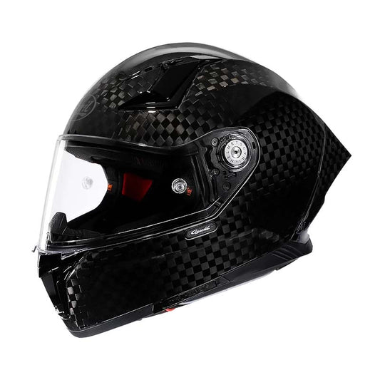 Lightweight Carbon Fiber AH018 Full Face Motorcycle Helmet - DOT and ECE Approved