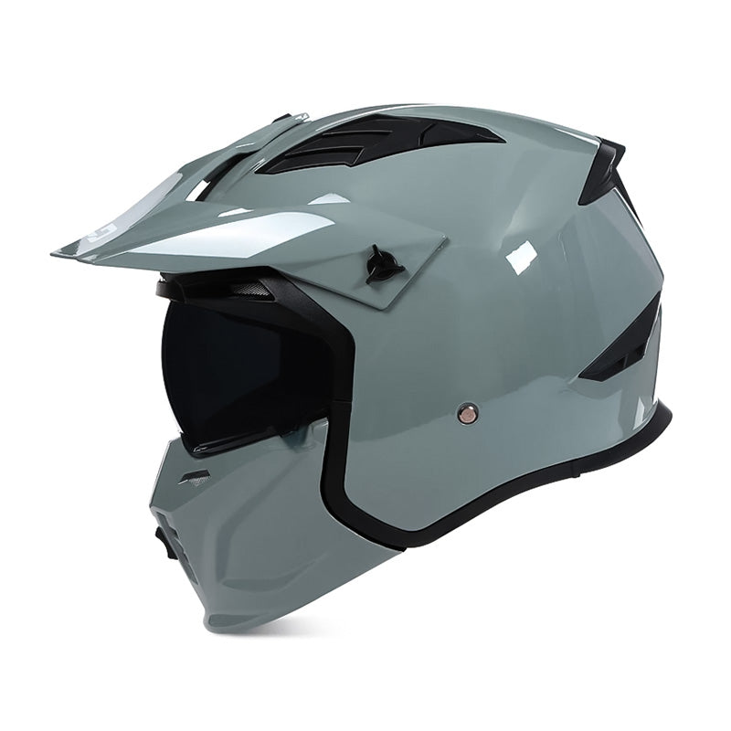 MotoGuard Modular Full Face Motorcycle Helmet - DOT and ECE Approved