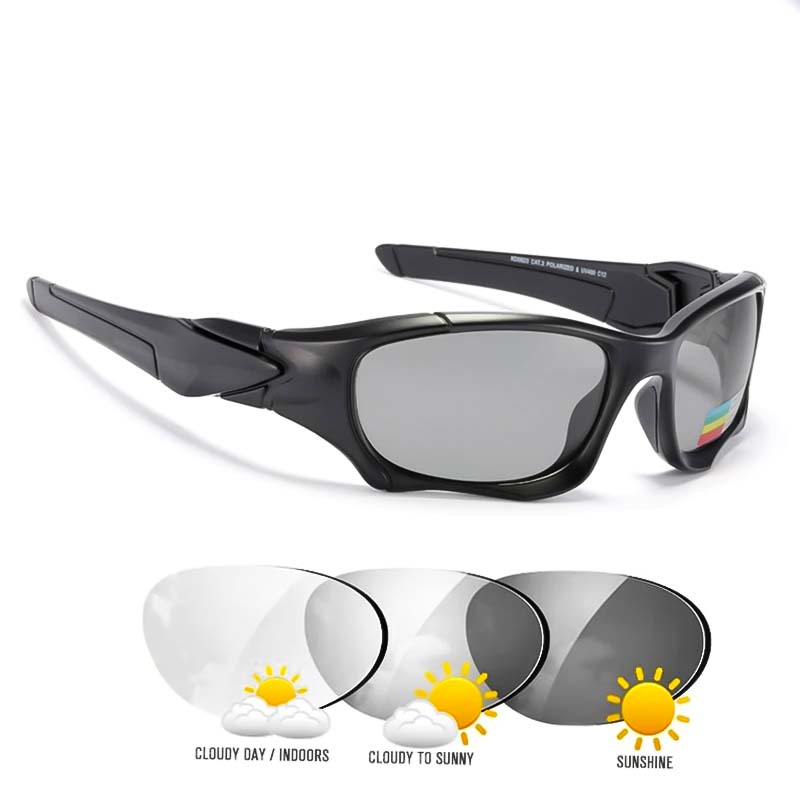 Adventure Pro Polarized Motorcycle Sunglasses Photochromic