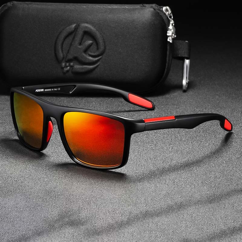 Ultralight TR90 Polarized Sunglasses Matte Black