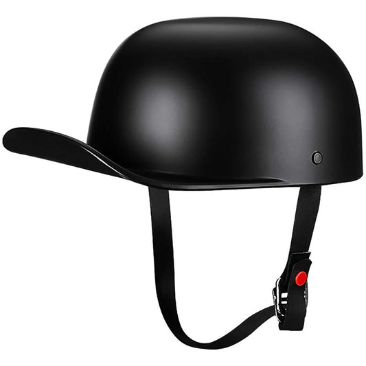 Baseball Cap Motorcycle Helmet -  DOT Approved (Recall)