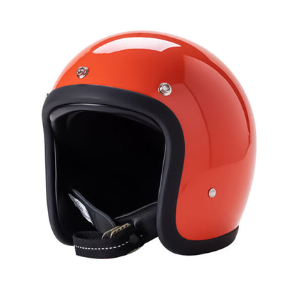 Low Profile Vintage Motorcycle Helmet - DOT and ECE Approved