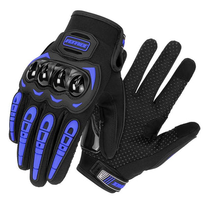 Summer Touch Screen Full Finger Motorcycle Gloves | Anti-fall & Non-slip