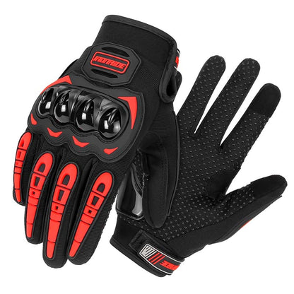 Summer Touch Screen Full Finger Motorcycle Gloves | Anti-fall & Non-slip