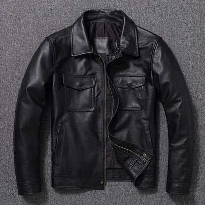 Vintage Leather Jacket Bikers Lifestyle