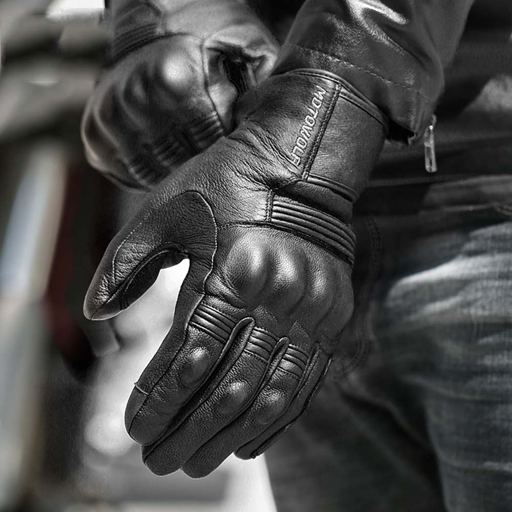 Real Leather Motorcycle Gloves – Bikers Lifestyle